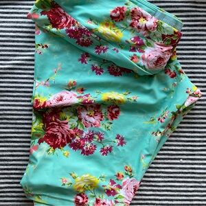 April Cornell.  Swim bottoms.  longer inseam.  approx. 10 inches.